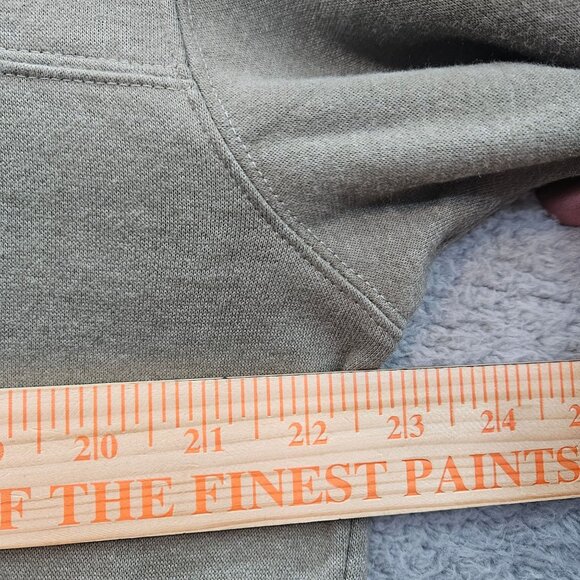 Columbia Mens Olive Green 1/4 Zip Fleece Pullover Sweatshirt Size L - Picture 2 of 4